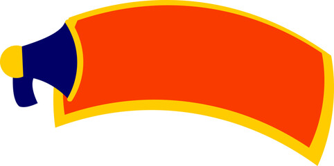 Sale Promotin Banner With Meghaphone Icon
