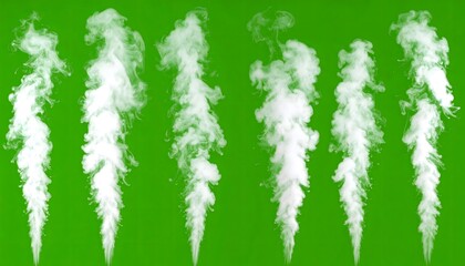Multiple Vertical Smoke Plumes