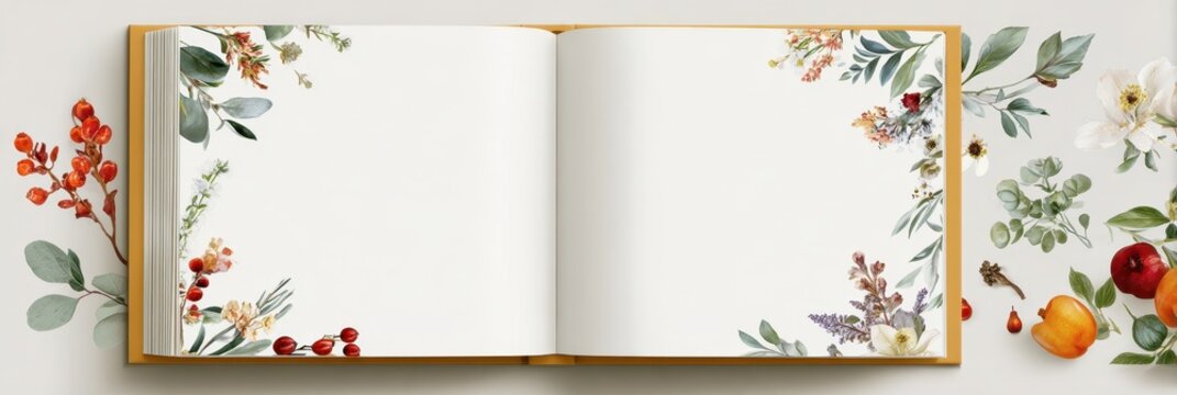 Cookbook Template. Modern Design for Recipe Book Layout and Cookbook Booklet