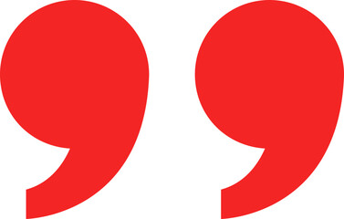 Quote Mark Icon.Quote chat icon for messaging, communication, and conversation.Quotation symbol. Remark sign in Quote mark on transparent background. Quoted sign . Vector Illustration.