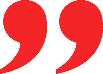 Quote Mark Icon.Quote chat icon for messaging, communication, and conversation.Quotation symbol. Remark sign in Quote mark on transparent background. Quoted sign . Vector Illustration.