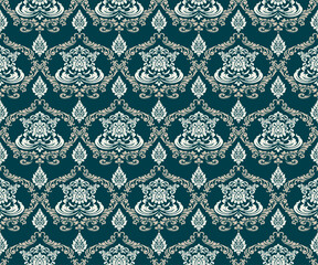 seamless damask pattern
