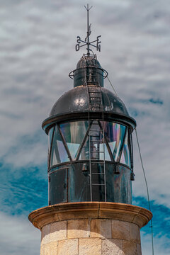 Linterna del faro de San Cibrao, Cervo, Lugo, Galicia, Espa&ntilde;a.