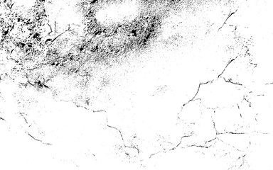 Abstract background. Monochrome texture. Image includes a effect the black and white tones. Grunge dirty texture background overlay. Vector dust grunge wall 