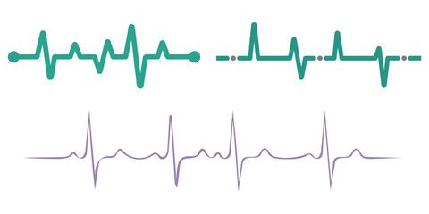 Heart rate monitor line vector isolated on transparent background. Heart rate pulse rhythm line illustration. Stock Vector, Red heart beat line displays rhythm of life on white backdrop, showcasing