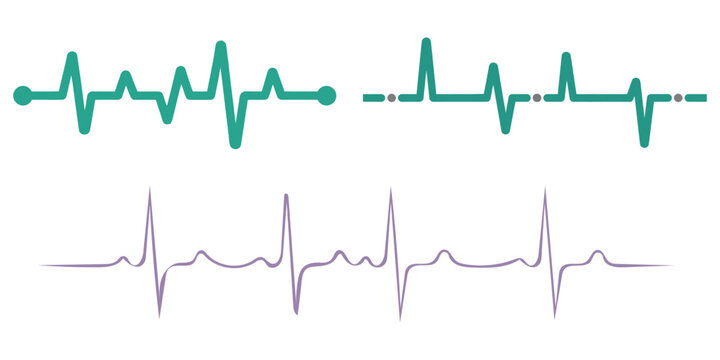 Heart rate monitor line vector isolated on transparent background. Heart rate pulse rhythm line illustration. Stock Vector, Red heart beat line displays rhythm of life on white backdrop, showcasing