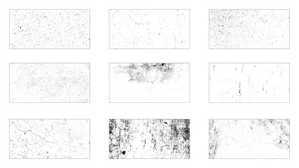 Vector textures set stock photo. Distressed overlay rough textured. Abstract vintage monochrome.
