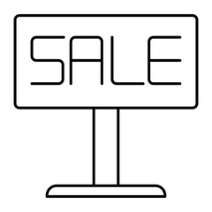 For Sale Sign outline icon