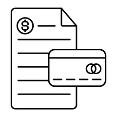 Payment outline icon