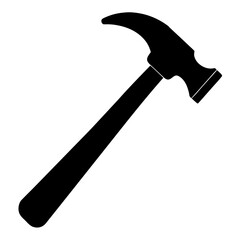 Hammer Silhouette Icon