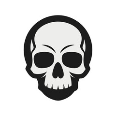 Black Circle with Vertical Gray Overlay – Abstract UI Element, Gradient, Futuristic Badge, Minimal