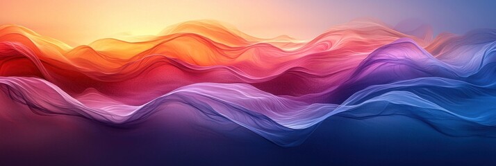 Abstract Neon Color Gradient Blurred Background with Dynamic Effect. Abstract Modern Dynamic Colors Gradient Background. Grainy Texture Background Style with Copy space.