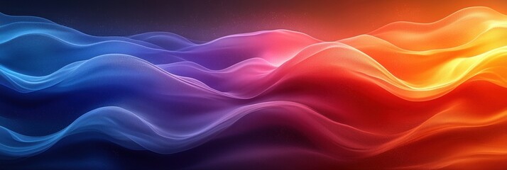 Abstract Neon Color Gradient Blurred Background with Dynamic Effect. Abstract Modern Dynamic Colors Gradient Background. Grainy Texture Background Style with Copy space.