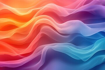 Abstract Neon Color Gradient Blurred Background with Dynamic Effect. Abstract Modern Dynamic Colors Gradient Background. Grainy Texture Background Style with Copy space.