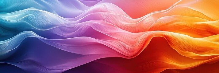 Abstract Neon Color Gradient Blurred Background with Dynamic Effect. Abstract Modern Dynamic Colors Gradient Background. Grainy Texture Background Style with Copy space.