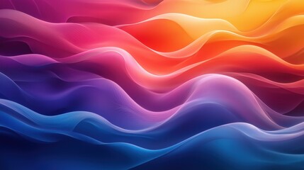 Abstract Neon Color Gradient Blurred Background with Dynamic Effect. Abstract Modern Dynamic Colors Gradient Background. Grainy Texture Background Style with Copy space.