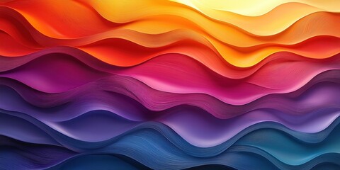 Abstract Neon Color Gradient Blurred Background with Dynamic Effect. Abstract Modern Dynamic Colors Gradient Background. Grainy Texture Background Style with Copy space.