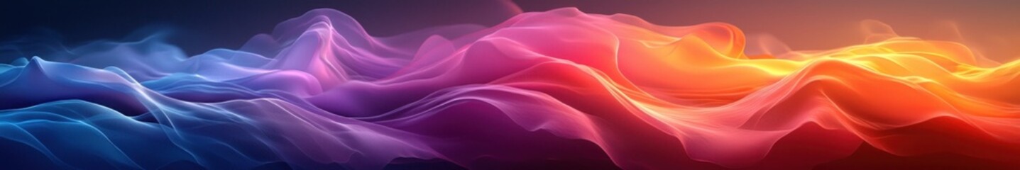 Abstract Neon Color Gradient Blurred Background with Dynamic Effect. Abstract Modern Dynamic Colors Gradient Background. Grainy Texture Background Style with Copy space.