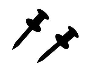 Nails vector icon. Construction hardware, carpentry tools