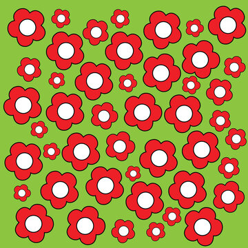 Flower Pattern Vector Design