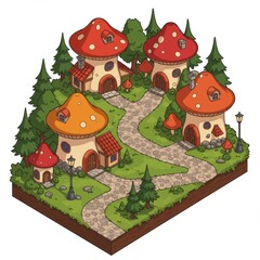 Magical Isometric Illustration