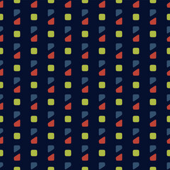 Elegant pattern geometric background abstract square line shape modern design. Repeat tiny small elements fashion style fabric textile swatch women's dress, mens scarf, shirt all over print block.