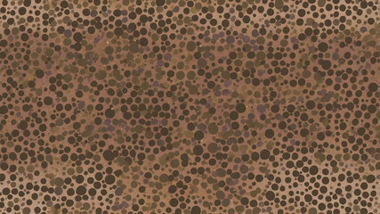 Abstract Brown Circles Forming a Textured Background