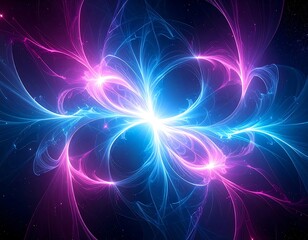 Fototapeta premium Abstract cosmic flower