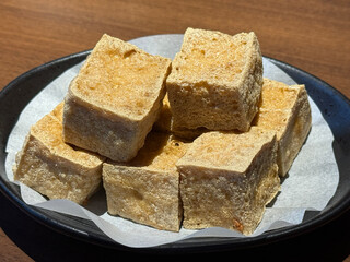 Taiwanese traditional snack food stinky tofu