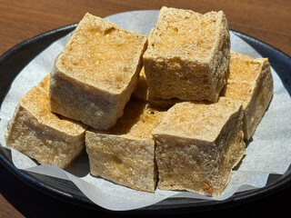 Taiwanese traditional snack food stinky tofu