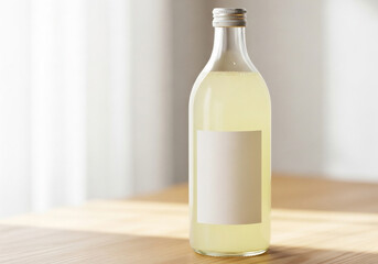 bottle of lemonade Japanese-Style Freshness	