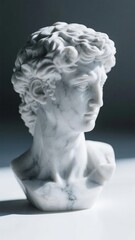 Marble Sculpture of a Classical Male Bust