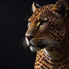 Obraz premium close up of leopard