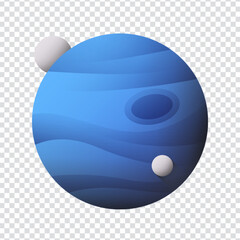 Planet Neptune Icon