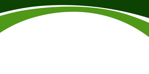 Abstract green wave background, Vector green line background curve element with white space for text and message design, overlapping layers.