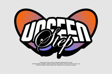 badge sticker retro style streetwear apparel fashion vector for printing	
