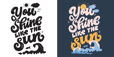 Funny trendy hand drawn doodle lettering quote. Lettering for t-shirt design, mug print, bag print, clothes fashion. 100% hand drawn vector image.