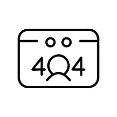 404 Error Page Icon