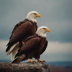 Obraz premium american bald eagle