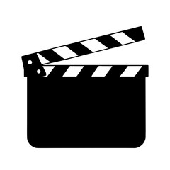 movie clapper board icon simple vector design