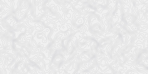 modern wavey seamels Topographic map contours curve bright line Hand-drawn vector pattern Wave textures white and gray white surface background.	