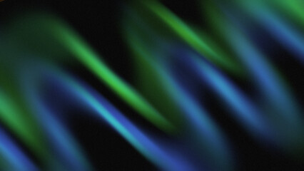 premium black background with elegant curves or waves in blue and lime green. The noise texture adds drama and dimension to the modern black background.