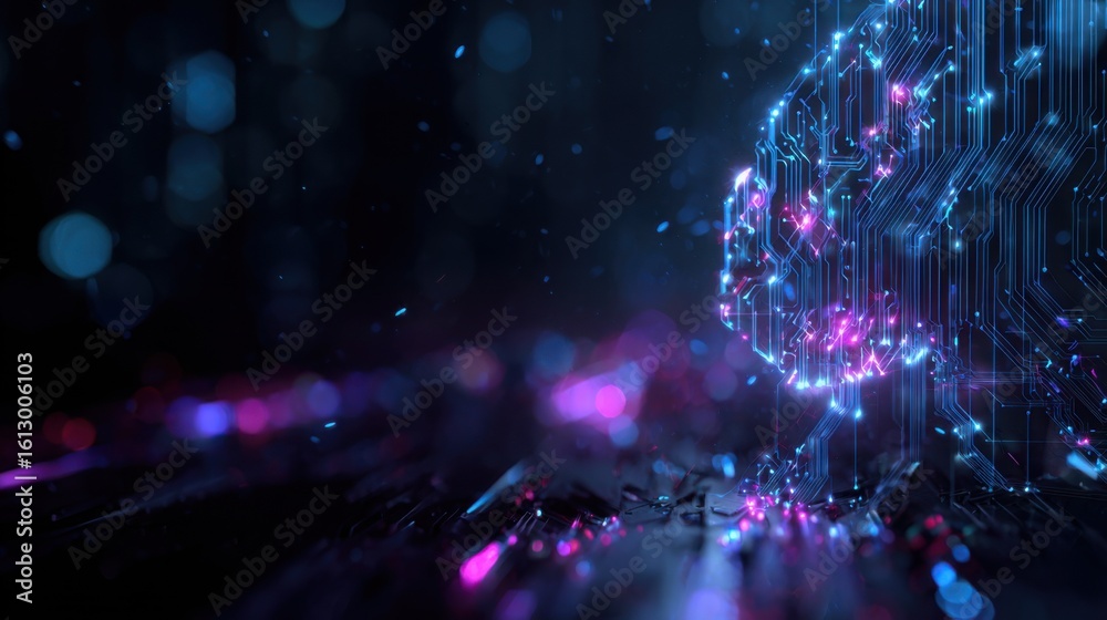 Poster big data technology data science analysing artificial intelligence generative ai deep learning machi