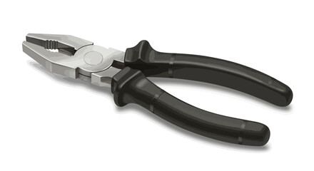 Obraz premium Detailed Studio Shot of Pliers on White Background Isolated Tool.