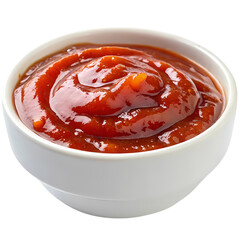 Delicious BBQ Sauce in a White Bowl: Recipe Inspiration & Culinary Photography