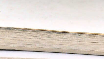 A layered background of aged book pages, creating a vintage and textured paper backdrop. Ideal for use in design projects, collages, or antique-themed visuals.