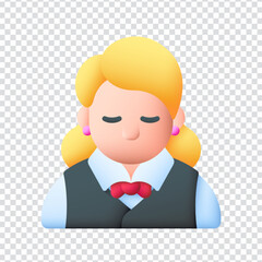 Bartender Vector Illustration