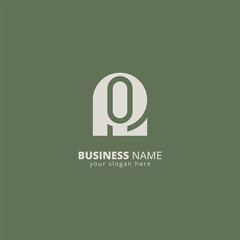 Creative Letter PL LP Logo Design with Modern Minimal Style.