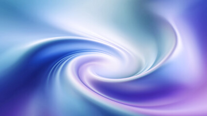 Abstract swirl design in vibrant blues, purples, and white. Fluid motion effect creates a sense of depth and calm. Ideal for backgrounds, tech visuals, and commercial design.