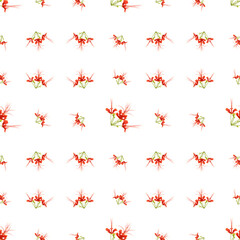 Phoenix flower pattern drawing 